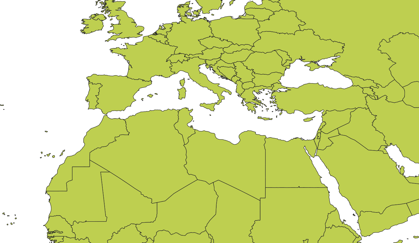 World Map with Countries